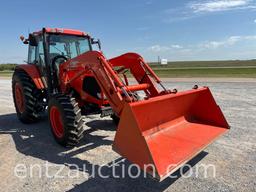 2011 KUBOTA M100X TRACTOR, C&A, 3PT,