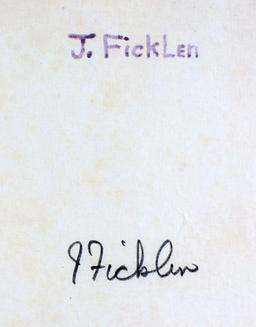 PAPPY BOYINGTON LITHOGRAPH SIGNED JOHN FICKLEN