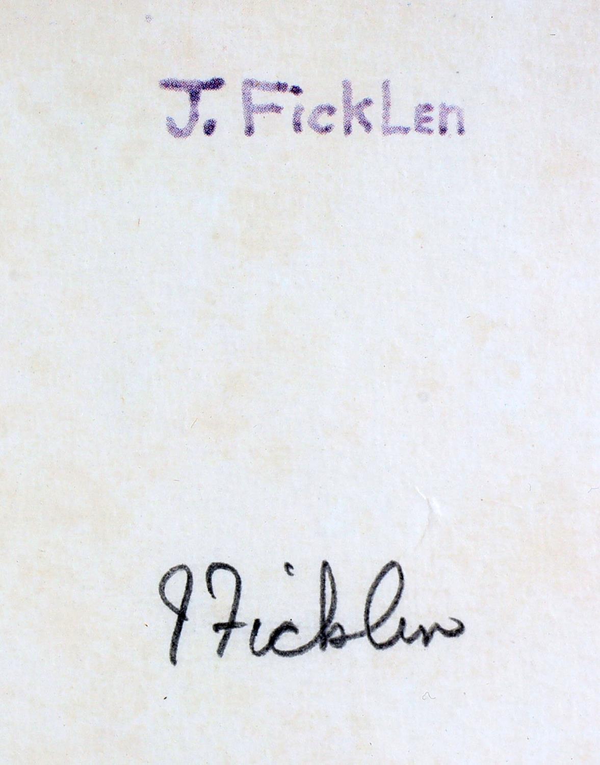 PAPPY BOYINGTON LITHOGRAPH SIGNED JOHN FICKLEN