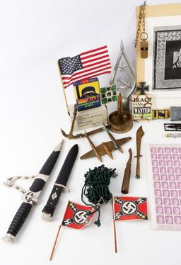 MILITARY COLLECTIBLES LOT WWII GERMAN