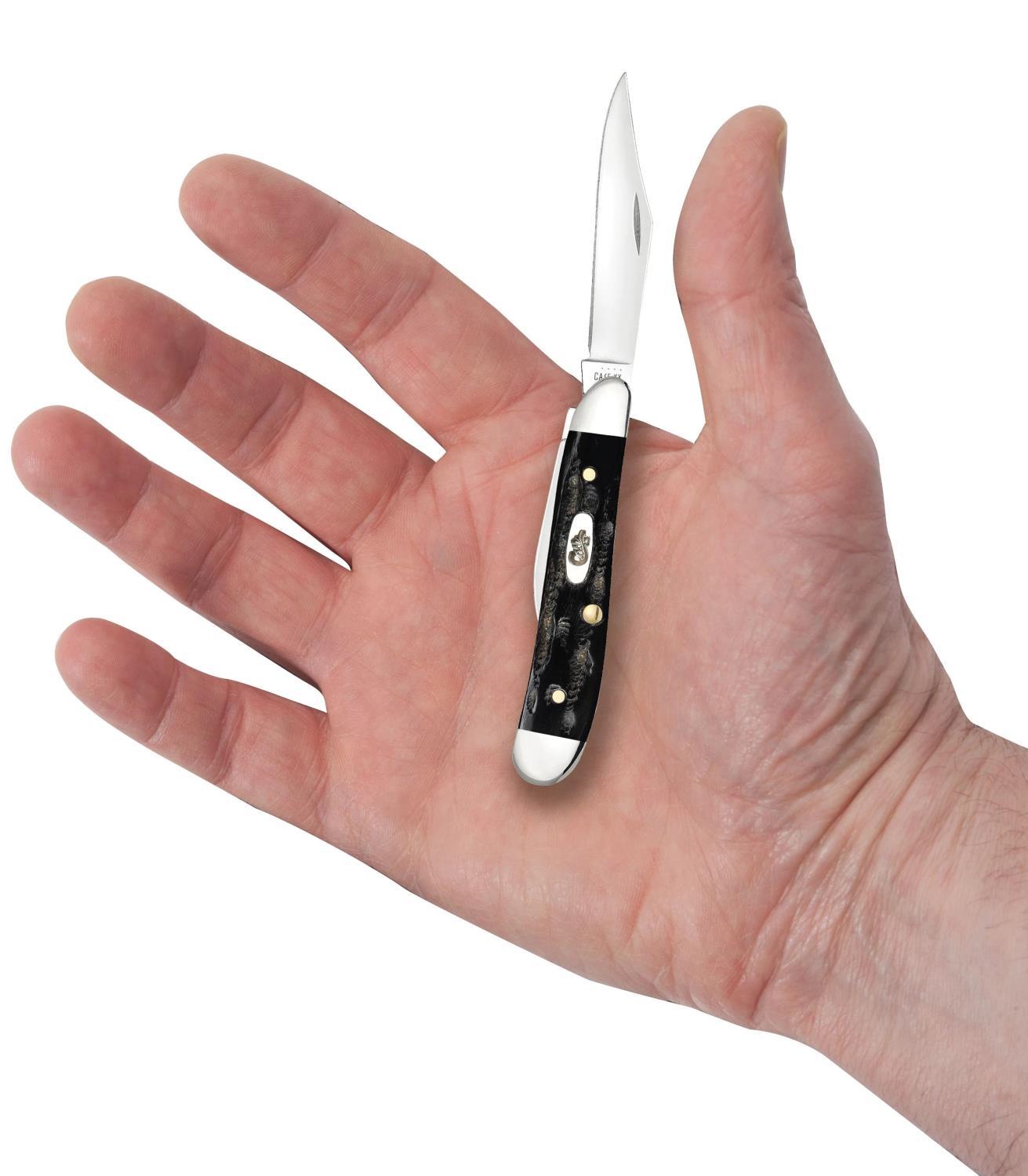 CASE POCKET KNIFE BUFFALO HORN PEANUT 65014