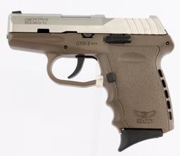 SCCY INDUSTRIES CPX2 SEMI AUTO PISTOL IN 9MM