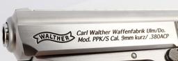 WALTHER PPK/S .380 ACP SEMI AUTOMATIC PISTOL NIB