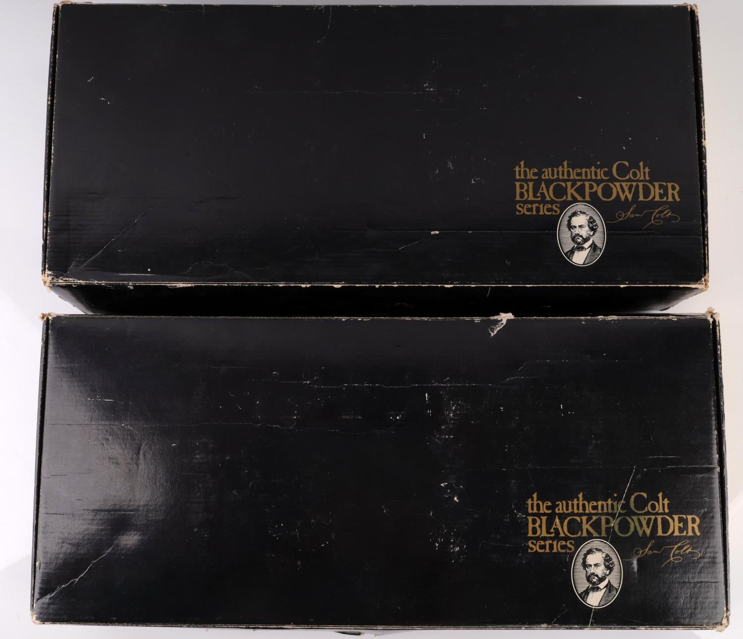 5 COLT BLACK POWDER SERIES PRESENTATION BOX LOT