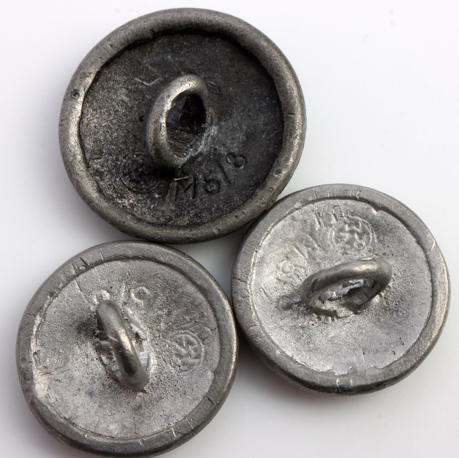 WWII GERMAN KARL DONITZ AUTOGRAPH SS BUTTONS