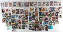 LOT OF 104 SIGNED NFL PLAYER CARDS