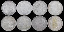 8 MORGAN SILVER DOLLAR COIN LOT