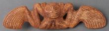 TAINO PRECOLOMBIAN BAT EFFIGY MADE OF MANATEE BONE