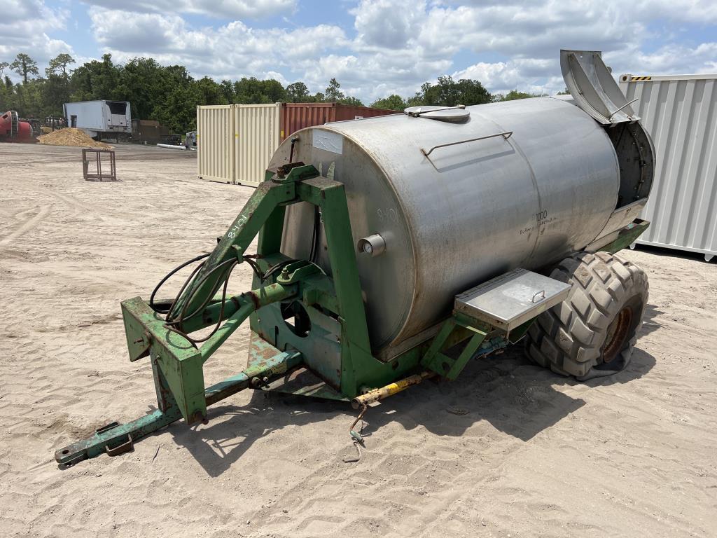 DURAND WAYLAND 1,000 GALLON SPEED SPRAYER