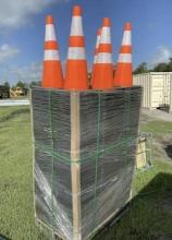 (250) NEW PVC SAFETY TRAFFIC CONES
