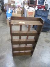 OAK BOOKSHELF  24 X 8 X 48