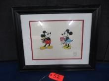 OFFICIAL DISNEY PRINT "SWEETHEARTS"  222 X 18