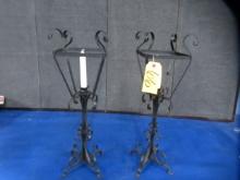 2 CANDLE STANDS  22 T