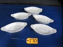 6 SERVING DISHES