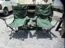 PAIR OF CAMPING CHAIRS