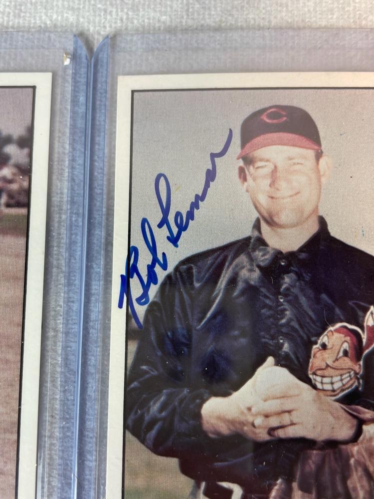 (10) 1979 TCMA Signed Baseball Cards with HOFers