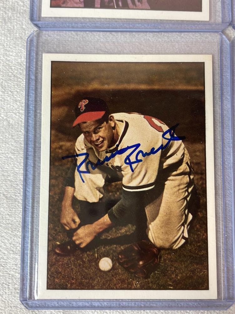 (10) 1979 TCMA Signed Baseball Cards with HOFers