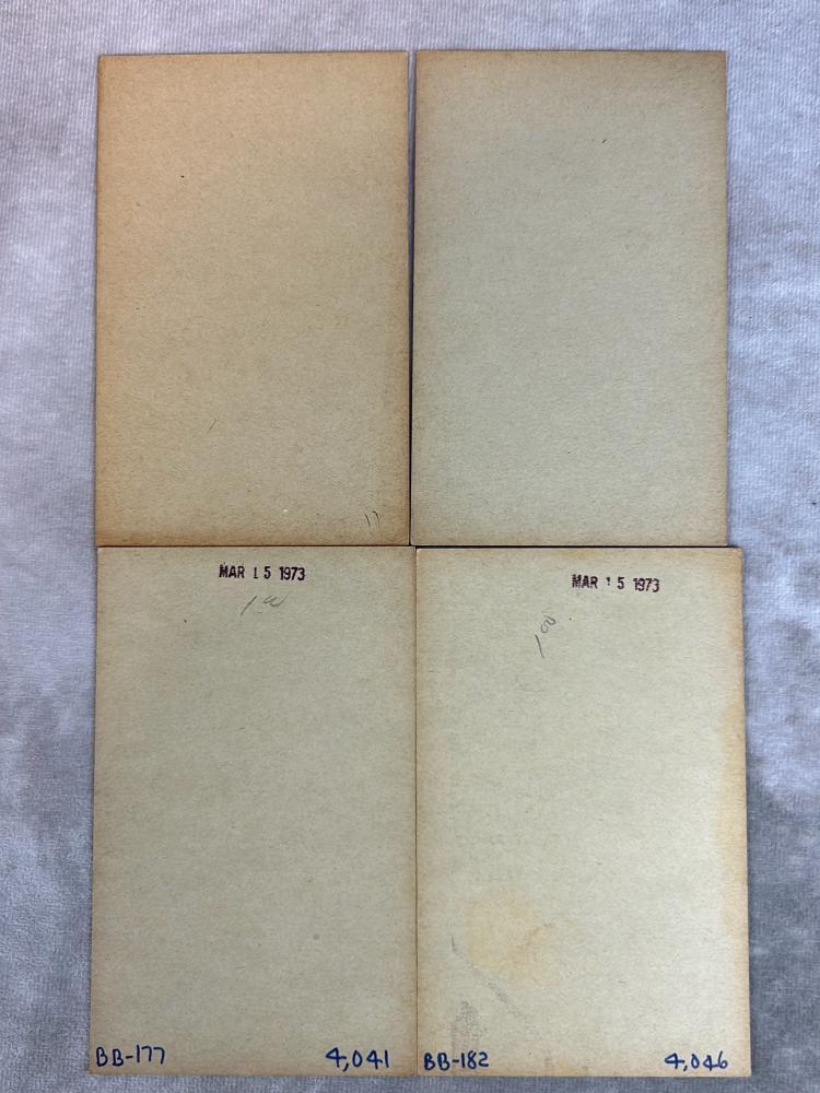 Lot of 12 1947-66 Exhibit Cards- All Blank Backs