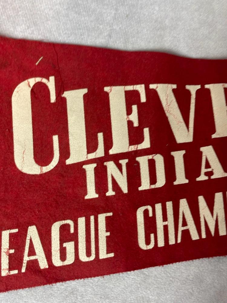 1954 Worlds Series Cleveland Indians Full Size Pennant