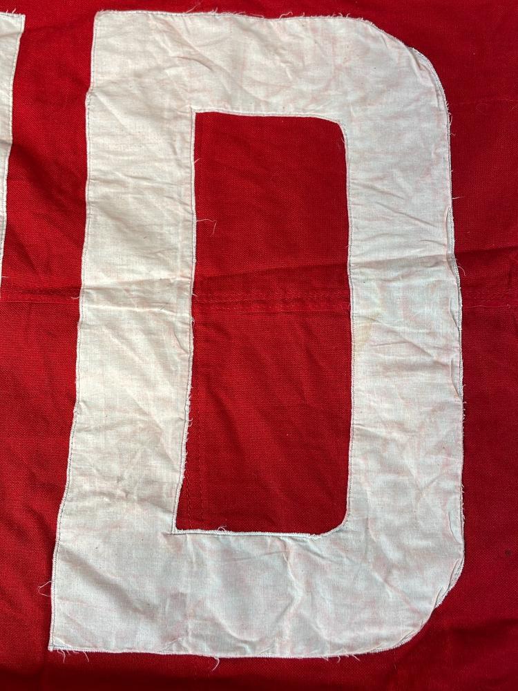 Very RARE 1950's Cleveland Indians 9' 9" Long Stadium Banner