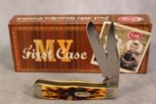 2016 CASE TINY TRAPPER ANTIQUE BONE "MY FIRST CASE" 62154 SS