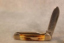 1977 CASE BLUE SCROLL STAG CANOE 52131