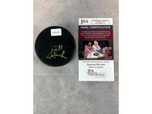 Grant Fuhr Signed Hockey Puck