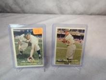 1957 Topps: Pee Wee Reese, Ray Campanella, VG+