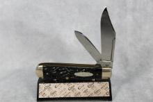 1940-64 Case XX 6231 1/2 Rough Black Handle Jack Knife