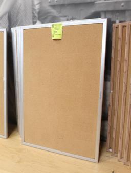 cork boards w/ aluminum frames