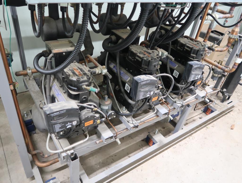 2014 Kysor Warren compressor racks w/ 3) Copeland compressors