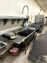 Stainless Three Compartment Sink