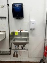 Amtekco Knee Operated Hand Sink W/ Soap And Paper Towel Dispenser
