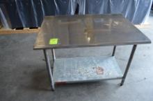 48"x30"x36" Stainless Steel Table