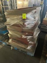 Pallet Of 36in Red Shelves And Base Decks