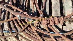 75'  X 3/4" CABLE HOCKS AT EACH END
