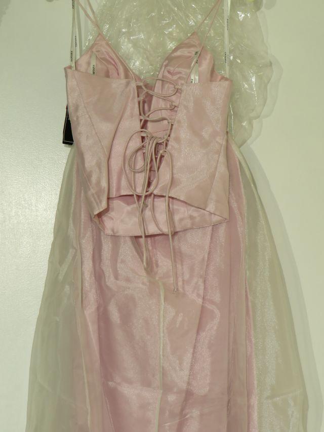 new Faviana Baby Pink 2 Piece Prom Dress (Size 7/8)