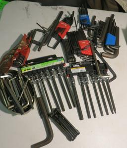 Assorted Allen Wrench sets