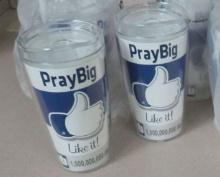 New Clarissa Tumblers, Lot of 5 "Pray Big Like It"