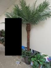 12' Palm Tree in Brown Planter