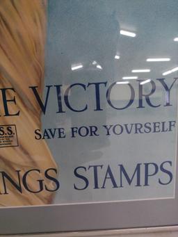 WW1 Savings Stamps Advertising Poster