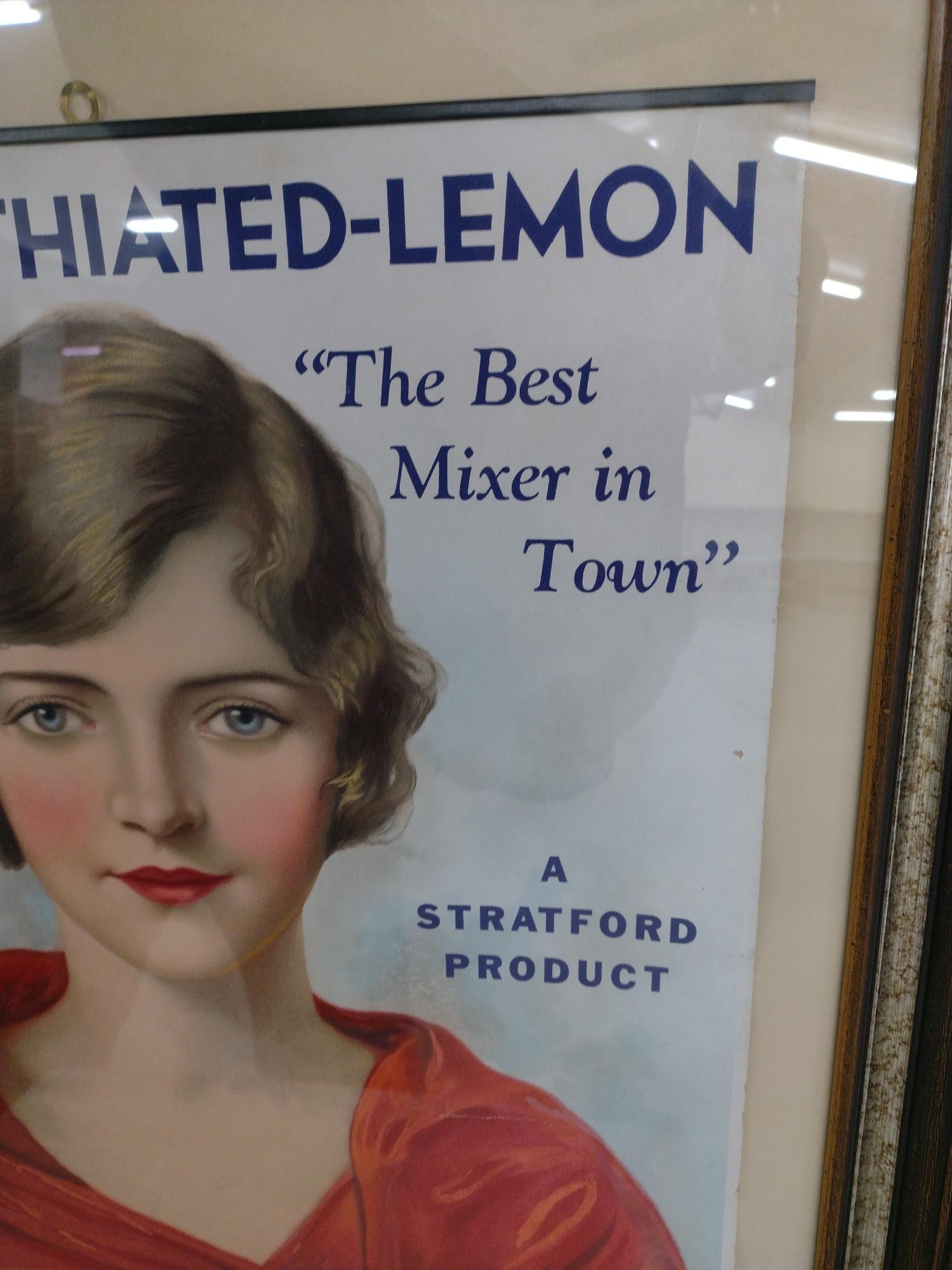 Lithiated Lemon Advertising Art by W. Haskell Coffin