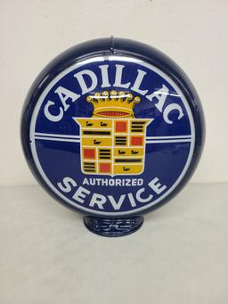 Cadillac Service Gas Pump Globe
