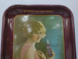 NuGrape Soda Advertising Tray Art by Adelaide Hiebel