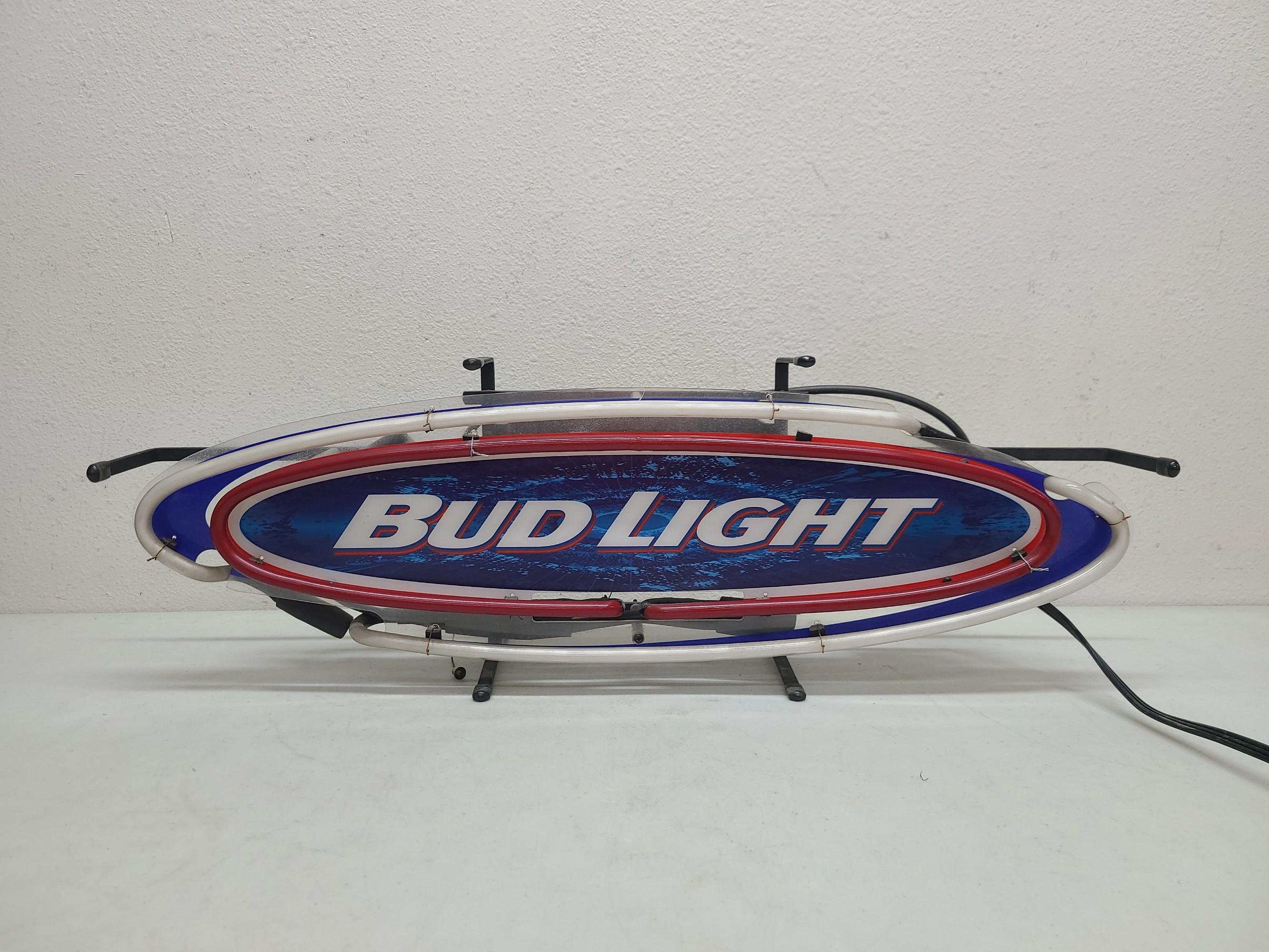 Bud Light Neon Advertising Sign