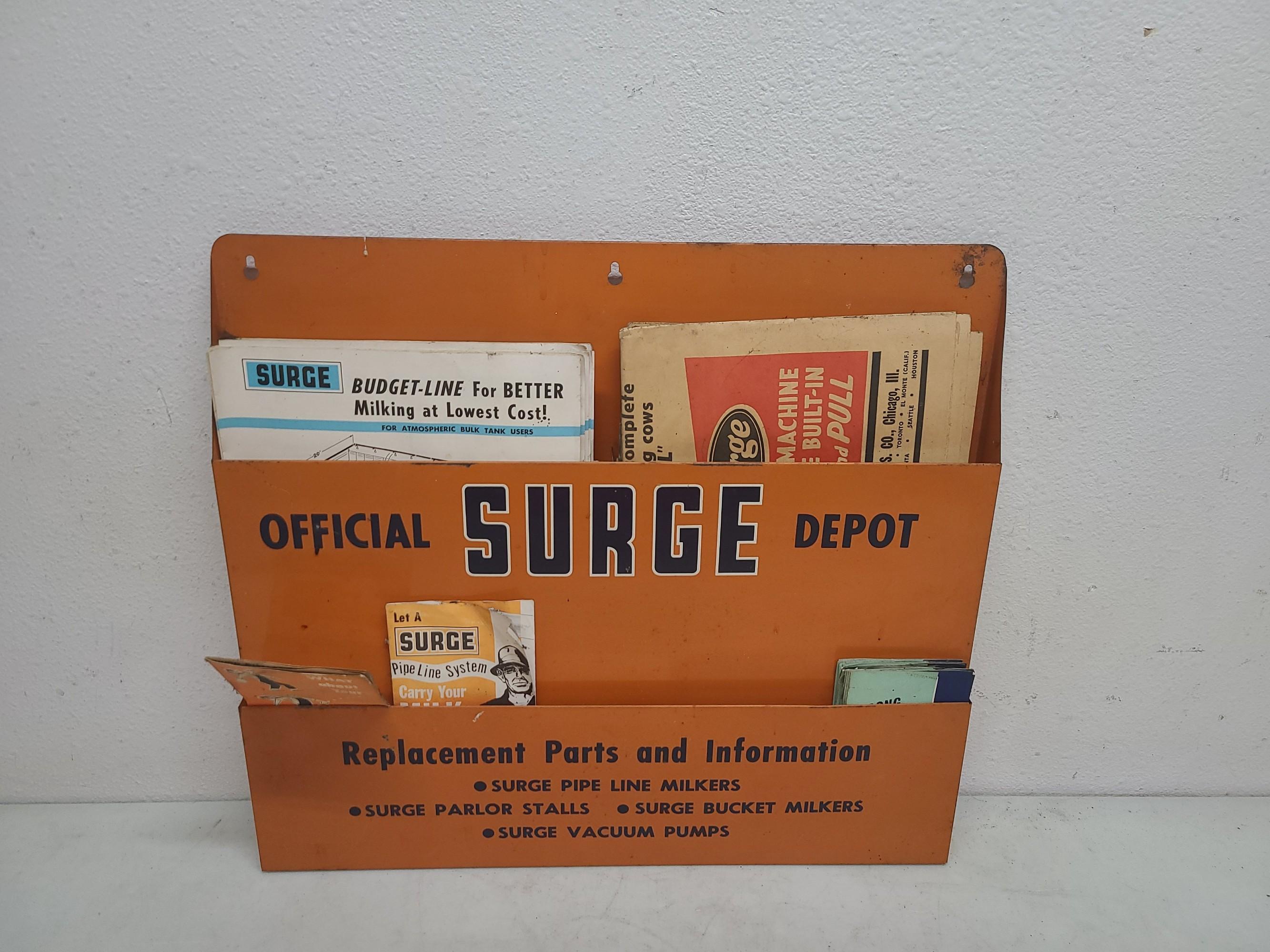 SURGE, Brochure Display Rack
