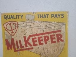 SST,  Milkeeper Advertising Sign