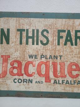 SST, Jacques Corn and Alfalfa Sign