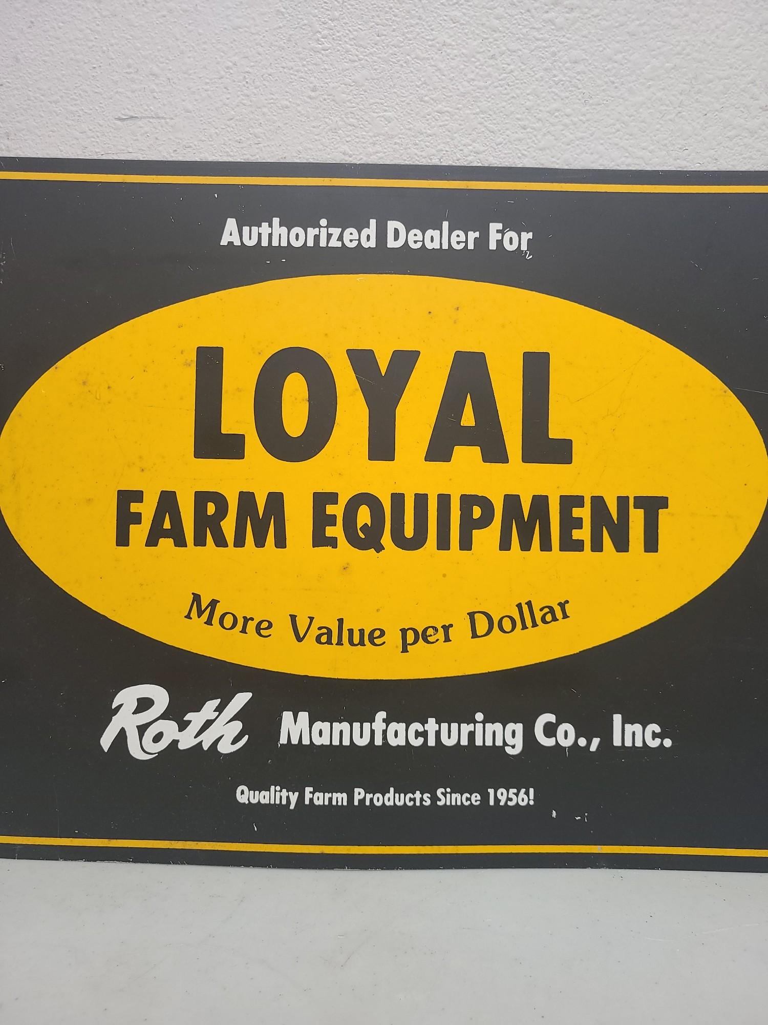 SST, Loyal Farm Equipment Sign