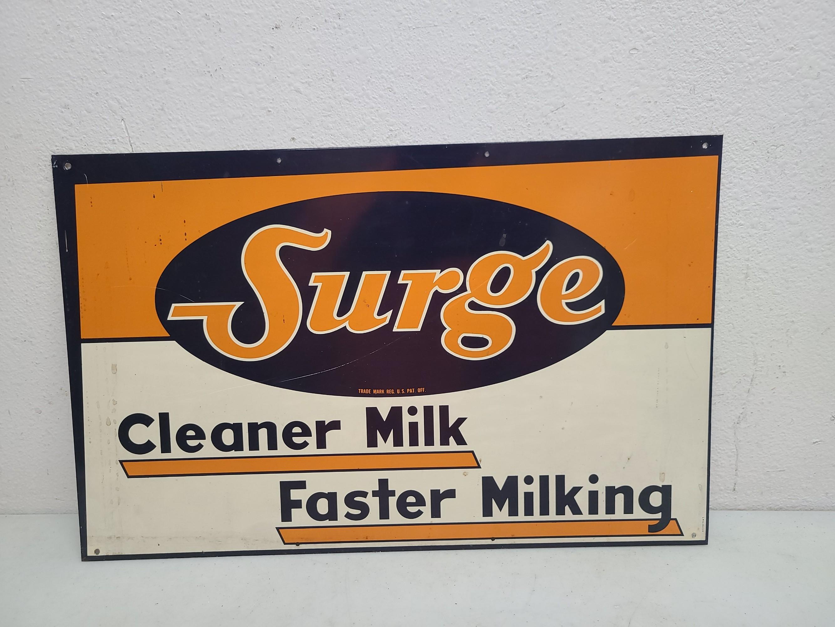 SST, SURGE Cleaner Milk Sign